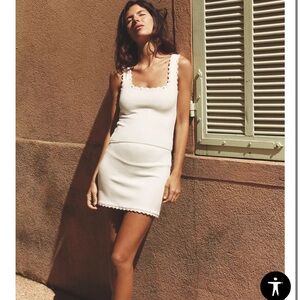 Zara pearl mini skirt